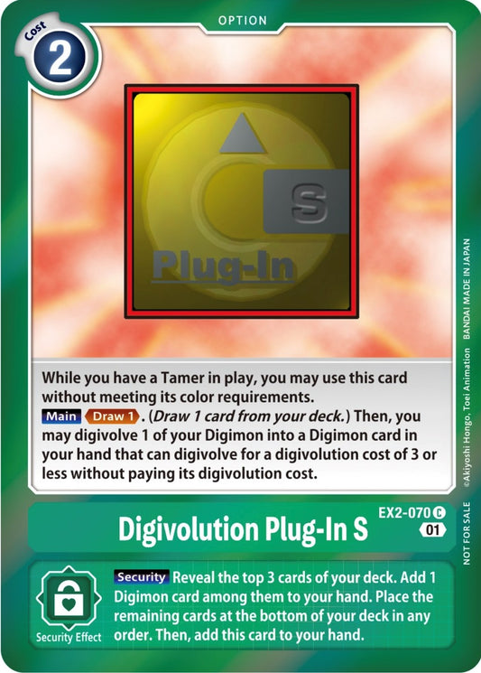 Image for Digivolution Plug-In S (Event Pack 4) (EX2-070 C) (Digital Hazard) - Digimon Card Game