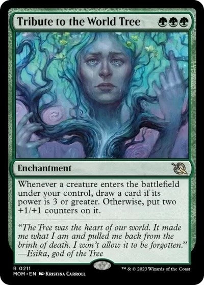 Image for Tribute to the World Tree (211) (March of the Machine) - Magic: The Gathering