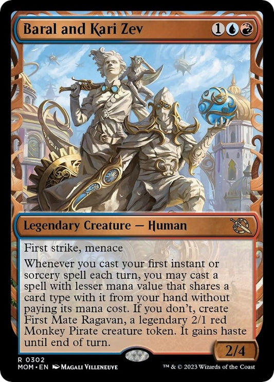 Image for Baral and Kari Zev (Showcase) (302) (March of the Machine) - Magic: The Gathering