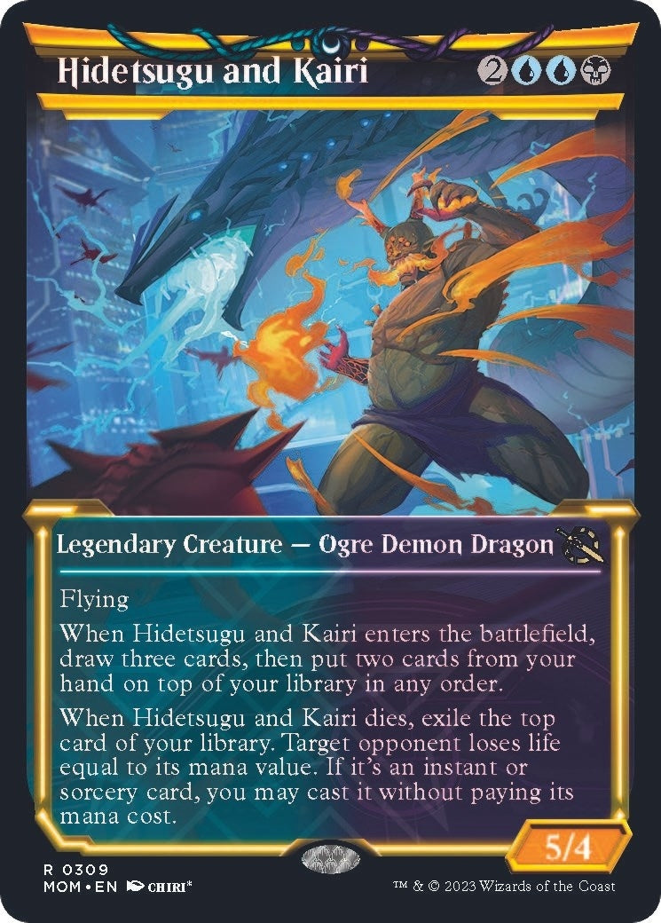 Image for Hidetsugu and Kairi (Showcase) (309) (March of the Machine) - Magic: The Gathering
