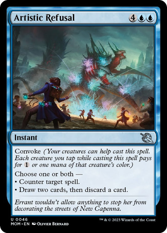 Image for Artistic Refusal (46) (March of the Machine) - Magic: The Gathering