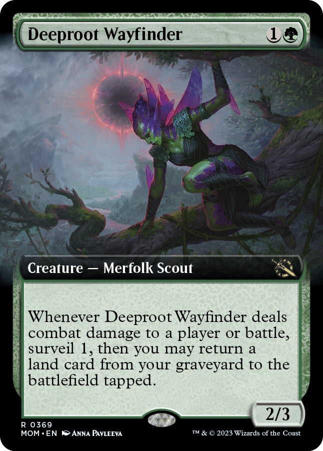 Image for Deeproot Wayfinder (Extended Art) (369) (March of the Machine) - Magic: The Gathering