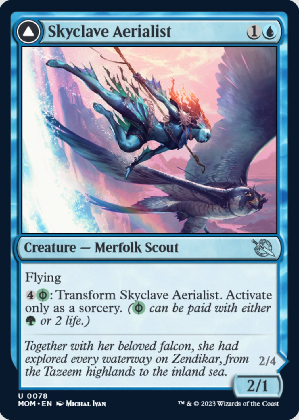 Image for Skyclave Aerialist (78) (March of the Machine) - Magic: The Gathering