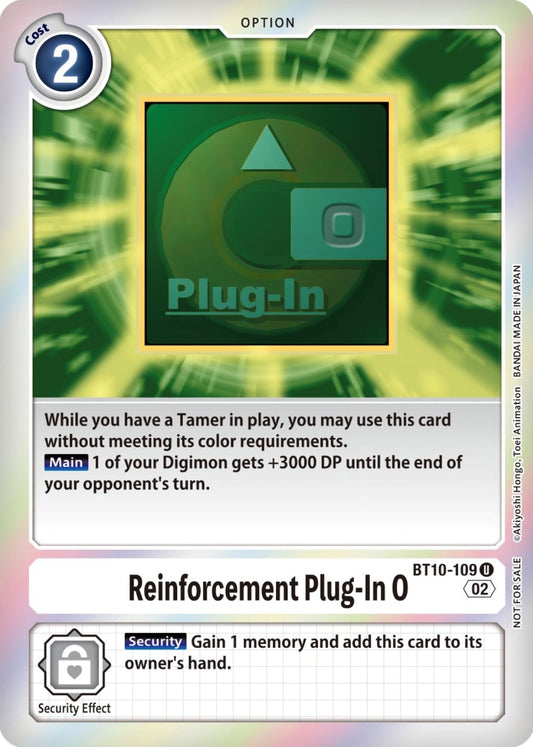Image for Reinforcement Plug-In 0 (Event Pack 4) (BT10-109 U) (Xros Encounter) - Digimon Card Game