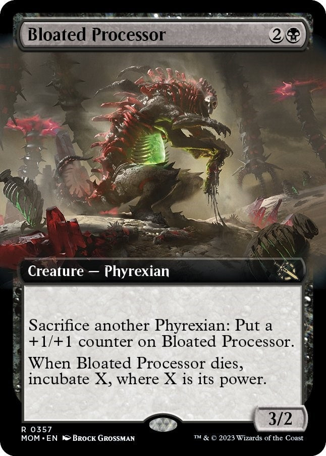 Image for Bloated Processor (Extended Art) (357) (March of the Machine) - Magic: The Gathering