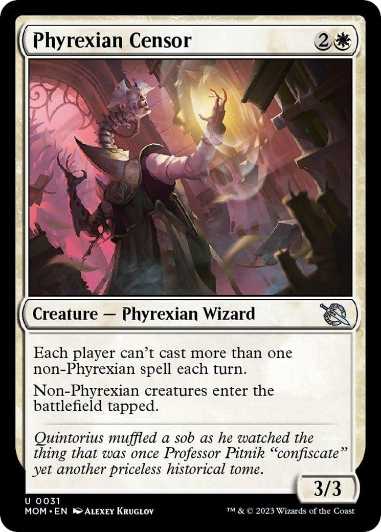 Image for Phyrexian Censor (31) (March of the Machine) - Magic: The Gathering