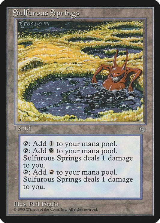 Image for Sulfurous Springs (352) (Ice Age) - Magic: The Gathering