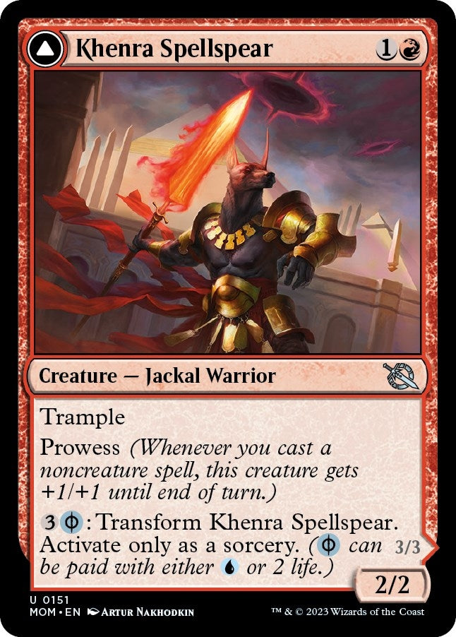 Image for Khenra Spellspear (151) (March of the Machine) - Magic: The Gathering
