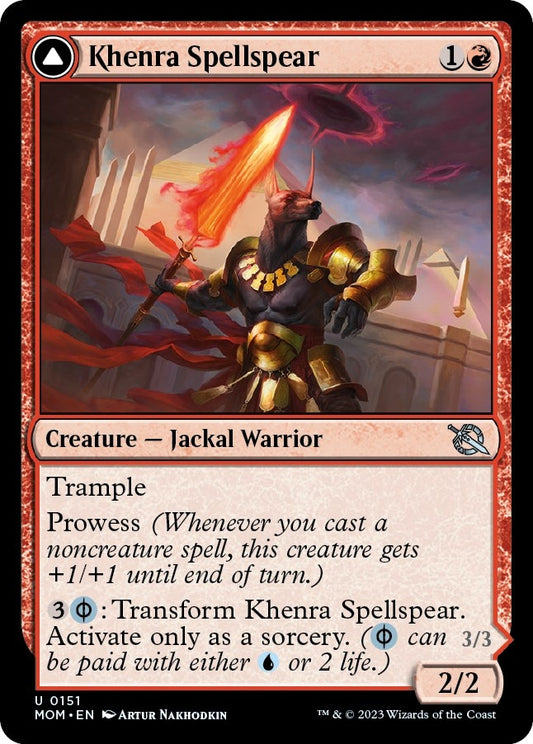 Image for Khenra Spellspear (151) (March of the Machine) - Magic: The Gathering