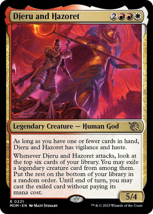 Image for Djeru and Hazoret (221) (March of the Machine) - Magic: The Gathering