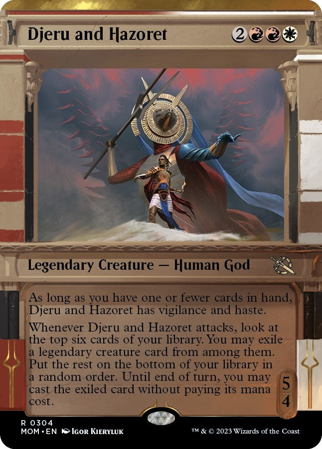 Image for Djeru and Hazoret (Showcase) (304) (March of the Machine) - Magic: The Gathering