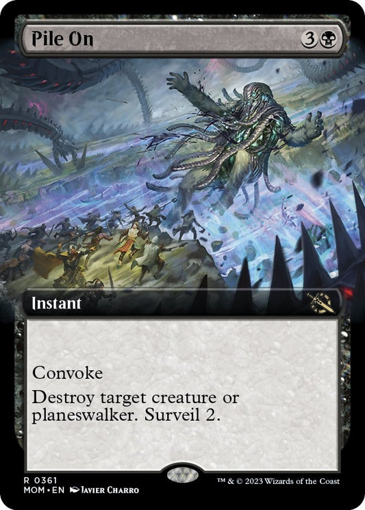 Image for Pile On (Extended Art) (361) (March of the Machine) - Magic: The Gathering