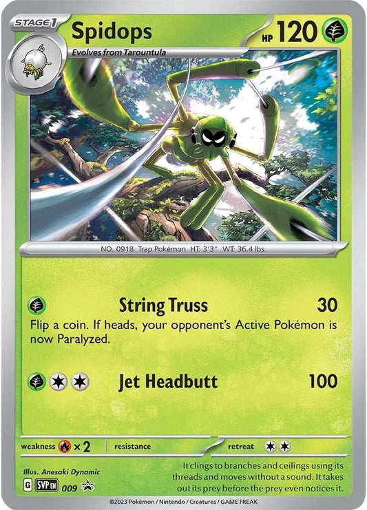 Image for Spidops - 009 (009) (SV: Scarlet & Violet Promo Cards) - Pokemon