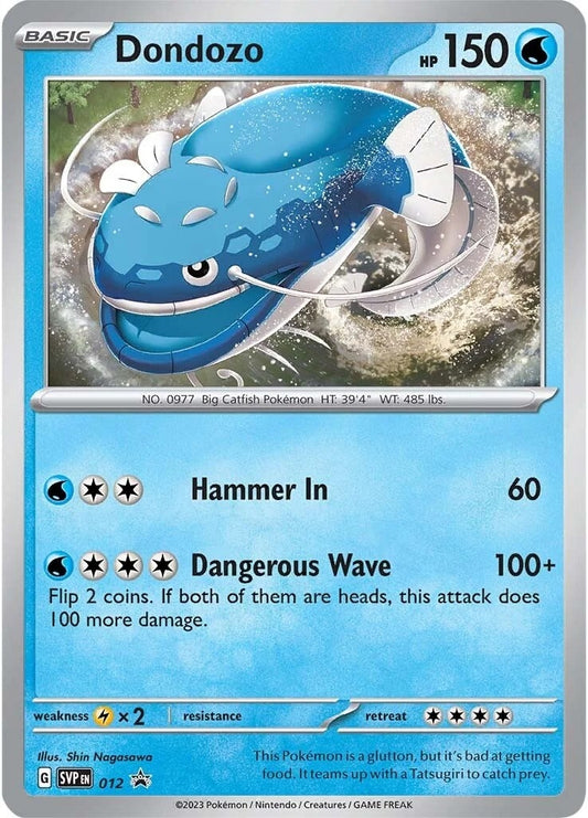 Image for Dondozo - 012 (012) (SV: Scarlet & Violet Promo Cards) - Pokemon