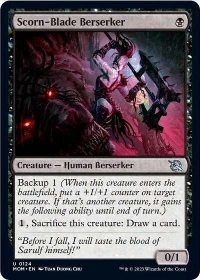 Image for Scorn-Blade Berserker (124) (March of the Machine) - Magic: The Gathering