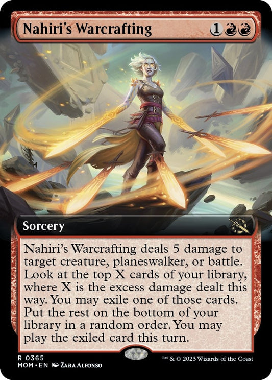 Image for Nahiri's Warcrafting (Extended Art) (365) (March of the Machine) - Magic: The Gathering