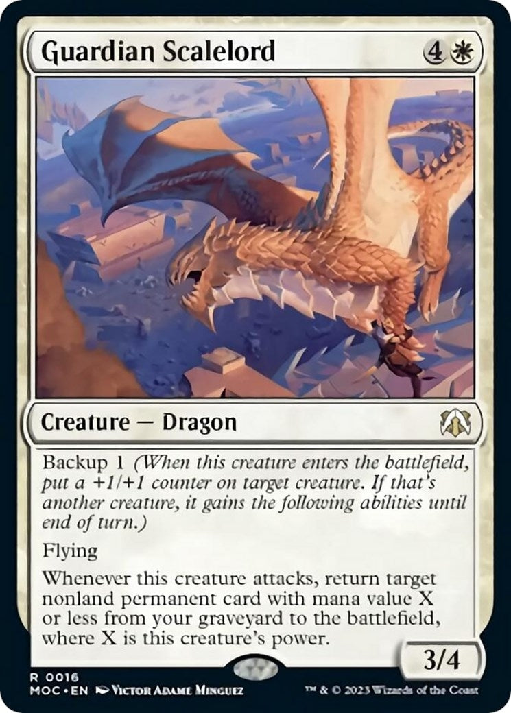 Image for Guardian Scalelord (16) (Commander: March of the Machine) - Magic: The Gathering
