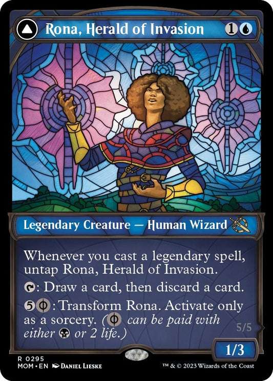 Image for Rona, Herald of Invasion (Showcase) (295) (March of the Machine) - Magic: The Gathering