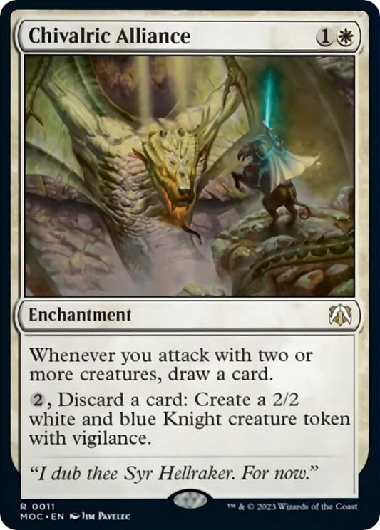 Image for Chivalric Alliance (11) (Commander: March of the Machine) - Magic: The Gathering