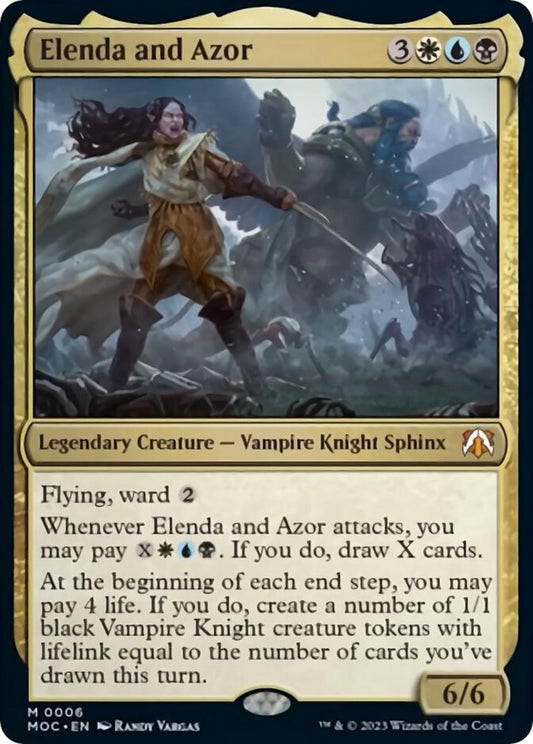 Image for Elenda and Azor (6) (Commander: March of the Machine) - Magic: The Gathering