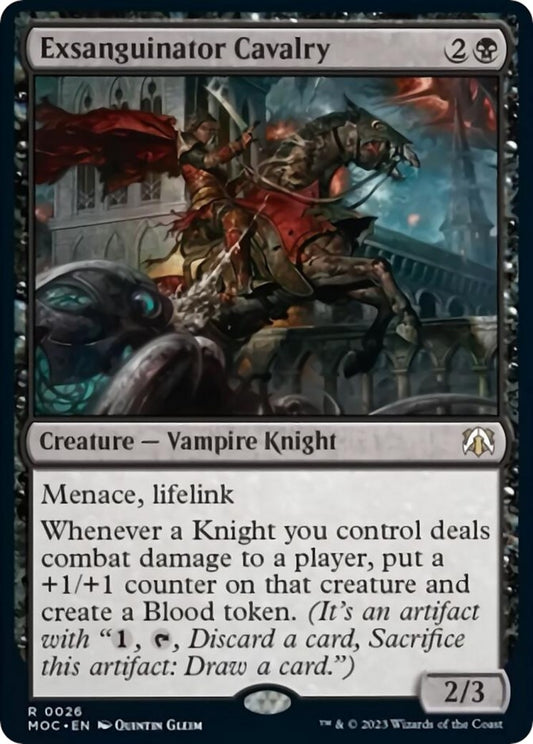 Image for Exsanguinator Cavalry (26) (Commander: March of the Machine) - Magic: The Gathering
