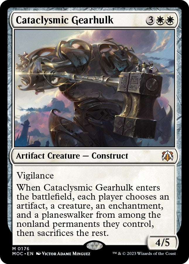 Image for Cataclysmic Gearhulk (176) (Commander: March of the Machine) - Magic: The Gathering
