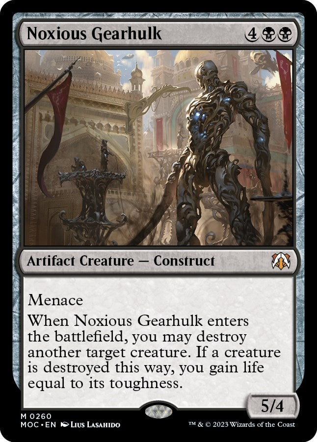 Image for Noxious Gearhulk (260) (Commander: March of the Machine) - Magic: The Gathering