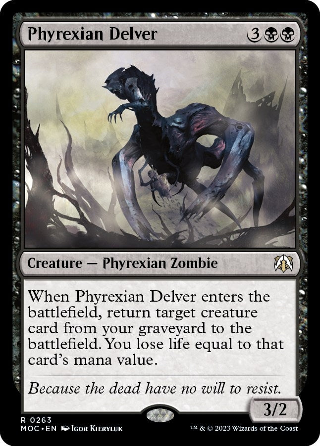 Image for Phyrexian Delver (263) (Commander: March of the Machine) - Magic: The Gathering
