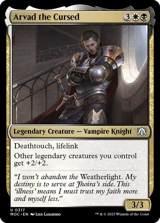 Image for Arvad the Cursed (317) (Commander: March of the Machine) - Magic: The Gathering