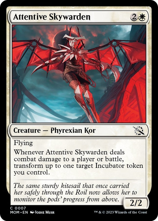 Image for Attentive Skywarden (7) (March of the Machine) - Magic: The Gathering
