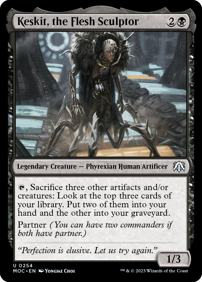 Image for Keskit, the Flesh Sculptor (254) (Commander: March of the Machine) - Magic: The Gathering