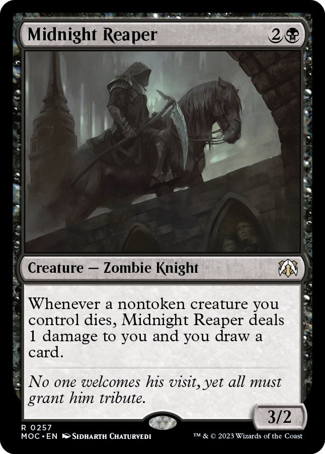 Image for Midnight Reaper (257) (Commander: March of the Machine) - Magic: The Gathering
