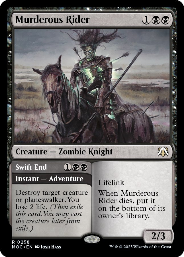 Image for Murderous Rider (258) (Commander: March of the Machine) - Magic: The Gathering
