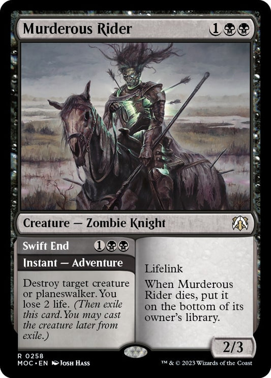 Image for Murderous Rider (258) (Commander: March of the Machine) - Magic: The Gathering