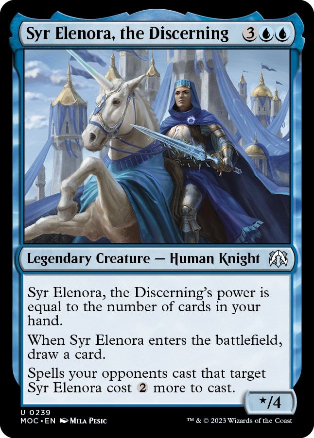 Image for Syr Elenora, the Discerning (239) (Commander: March of the Machine) - Magic: The Gathering