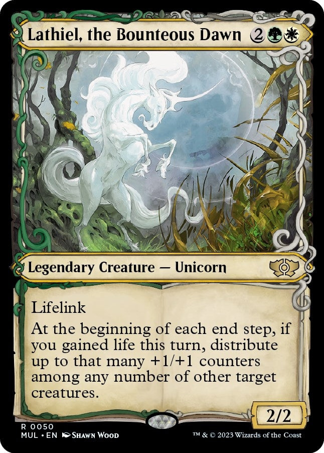 Image for Lathiel, the Bounteous Dawn (50) (March of the Machine: Multiverse Legends) - Magic: The Gathering
