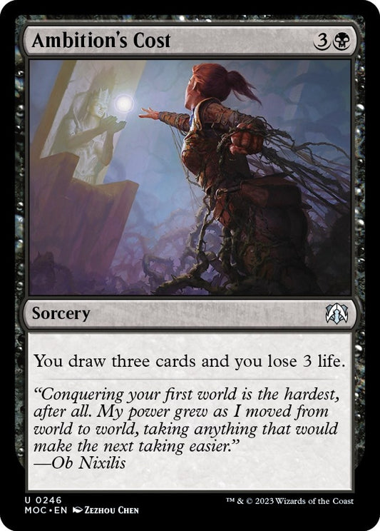 Image for Ambition's Cost (246) (Commander: March of the Machine) - Magic: The Gathering