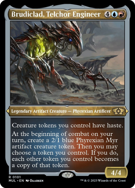 Image for Brudiclad, Telchor Engineer (Foil Etched) (101) (March of the Machine: Multiverse Legends) - Magic: The Gathering