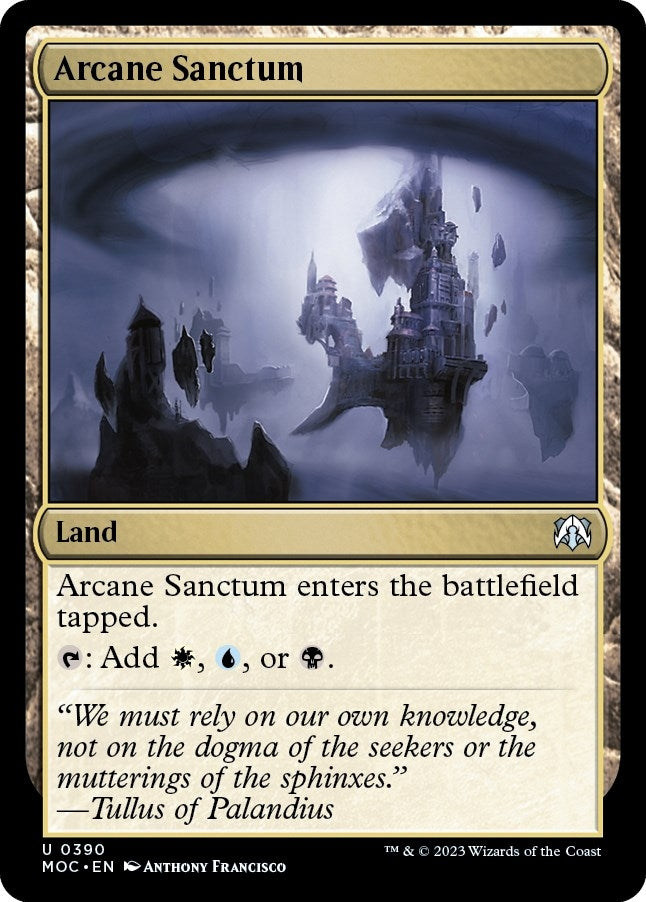 Image for Arcane Sanctum (390) (Commander: March of the Machine) - Magic: The Gathering