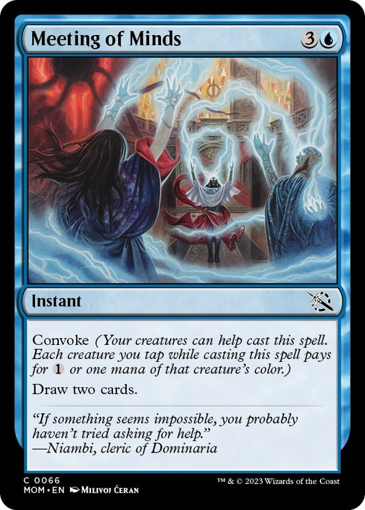 Image for Meeting of Minds (66) (March of the Machine) - Magic: The Gathering