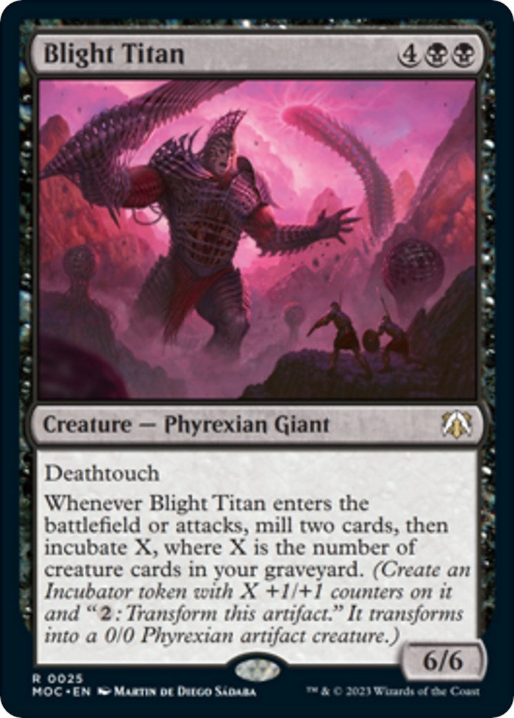 Image for Blight Titan (25) (Commander: March of the Machine) - Magic: The Gathering