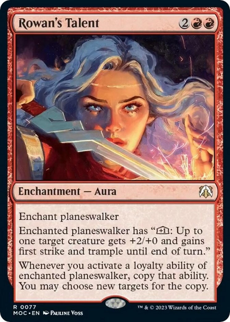 Image for Rowan's Talent (77) (Commander: March of the Machine) - Magic: The Gathering