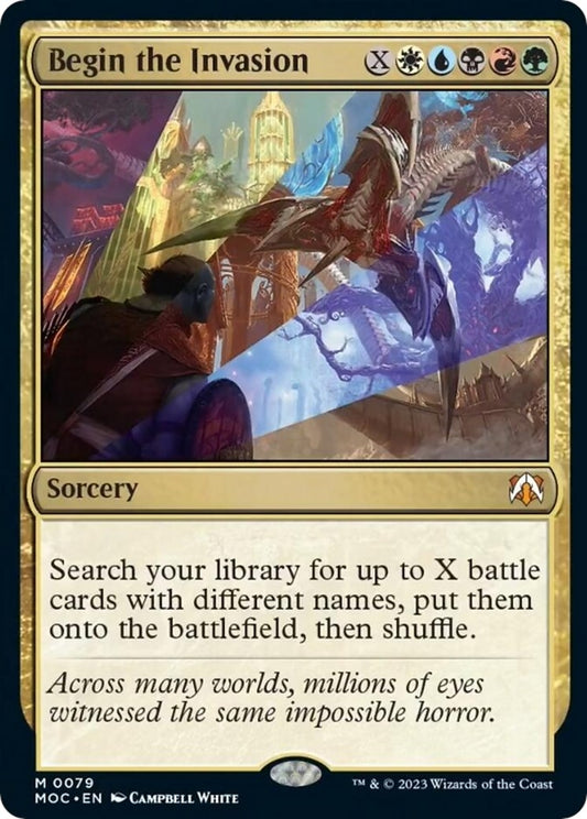 Image for Begin the Invasion (79) (Commander: March of the Machine) - Magic: The Gathering