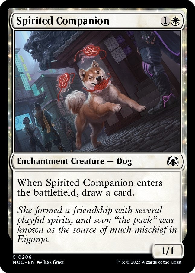 Image for Spirited Companion (208) (Commander: March of the Machine) - Magic: The Gathering