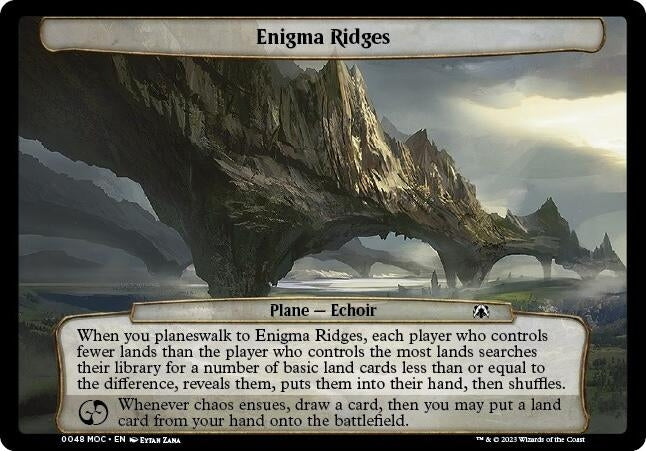 Image for Enigma Ridges (48) (Planechase: March of the Machine) - Magic: The Gathering