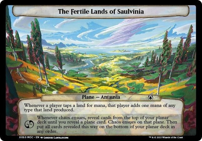 Image for The Fertile Lands of Saulvinia (50) (Planechase: March of the Machine) - Magic: The Gathering