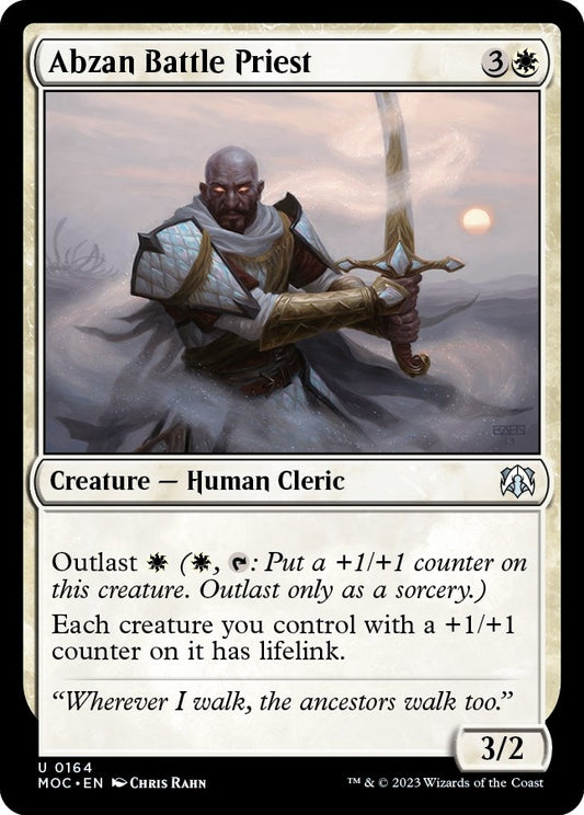Image for Abzan Battle Priest (164) (Commander: March of the Machine) - Magic: The Gathering