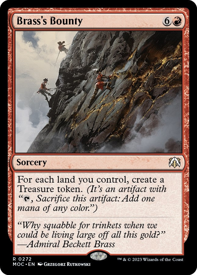 Image for Brass's Bounty (272) (Commander: March of the Machine) - Magic: The Gathering