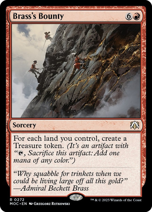 Image for Brass's Bounty (272) (Commander: March of the Machine) - Magic: The Gathering