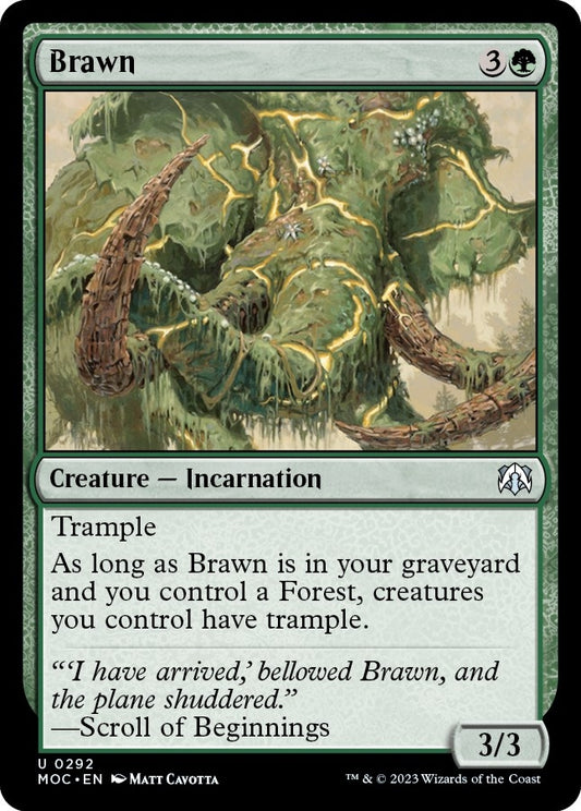 Image for Brawn (292) (Commander: March of the Machine) - Magic: The Gathering